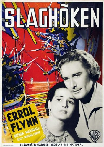 Errol Flynn and Brenda Marshall in The Sea Hawk (1940)