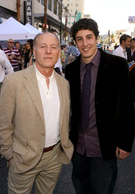 Jason Biggs and Frank Marshall at event of Eight Below (2006)