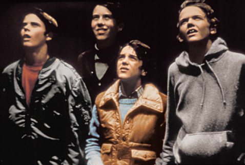 Still of C. Thomas Howell, Sean Frye, Robert MacNaughton and K.C. Martel in Ateivis (1982)