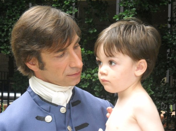 Ethan Marten (John Todd, Jr.) and T. Leiden (Payne Todd) in The American Experience - Dolley Madison. PBS, 2010