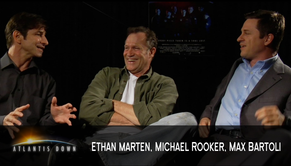 Actor/Producer/EP Ethan Marten, Actor Michael Rooker (Alien/Father), and Prod./Dir. Max Bartoli. 