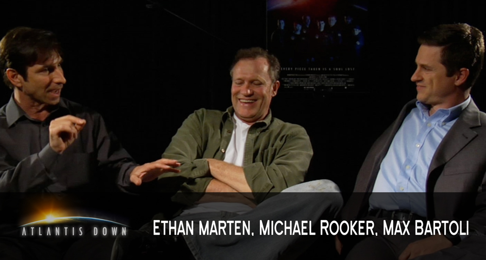 Actor/Exec. Prod. Ethan Marten, Actor Michael Rooker (Alien/Father), and Prod./Dir. Max Bartoli. 