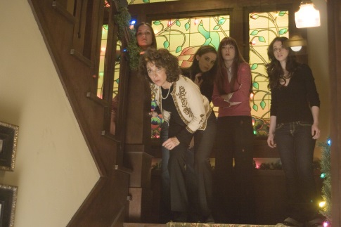 Still of Lacey Chabert, Michelle Trachtenberg, Crystal Lowe, Andrea Martin and Mary Elizabeth Winstead in Black Christmas (2006)
