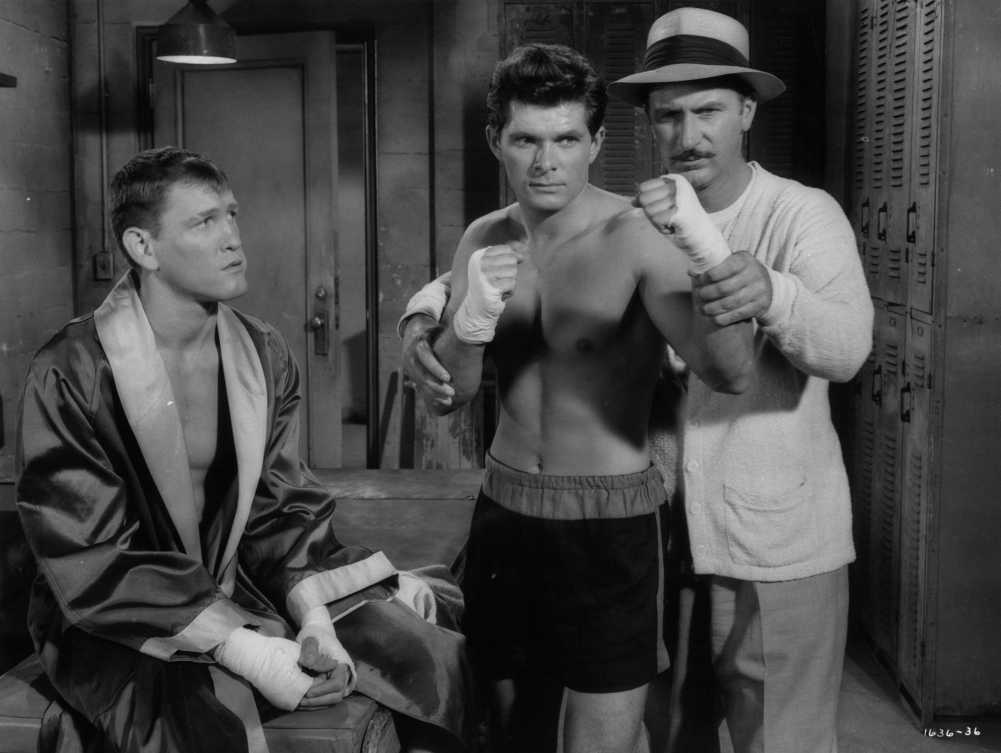 Earl Holliman, Dewey Martin and Keenan Wynn