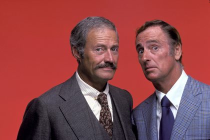 Dan Rowan and Dick Martin (aka Rowan & Martin) 1975