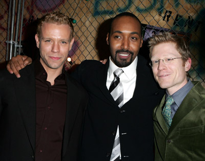 Jesse L. Martin, Adam Pascal and Anthony Rapp at event of Rent (2005)