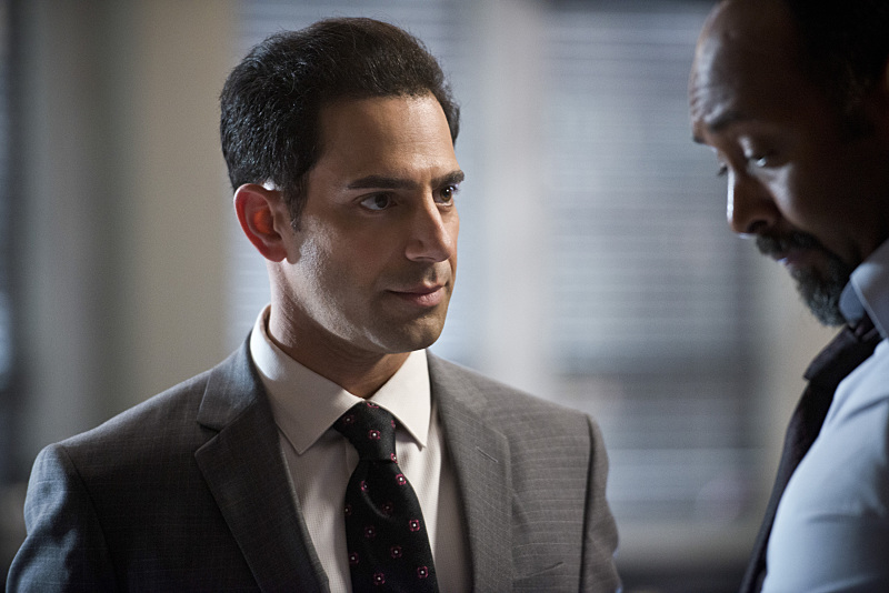 Still of Jesse L. Martin and Patrick Sabongui in The Flash (2014)