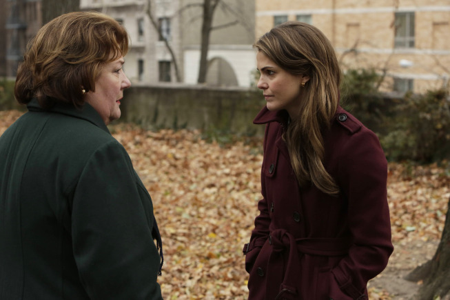 Still of Keri Russell and Margo Martindale in The Americans (2013)
