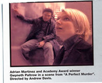Oscar winner Gwyneth Paltrow and Adrian Martinez on the set of Warner's 