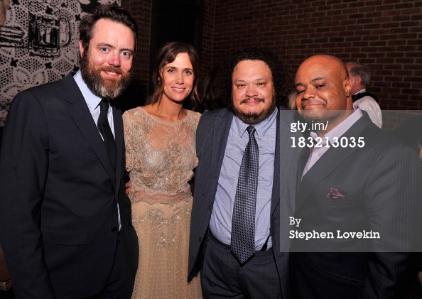 With Jon Daly, Kristen Wiig, and Terence Bernie Hines at the 'Walter Mitty