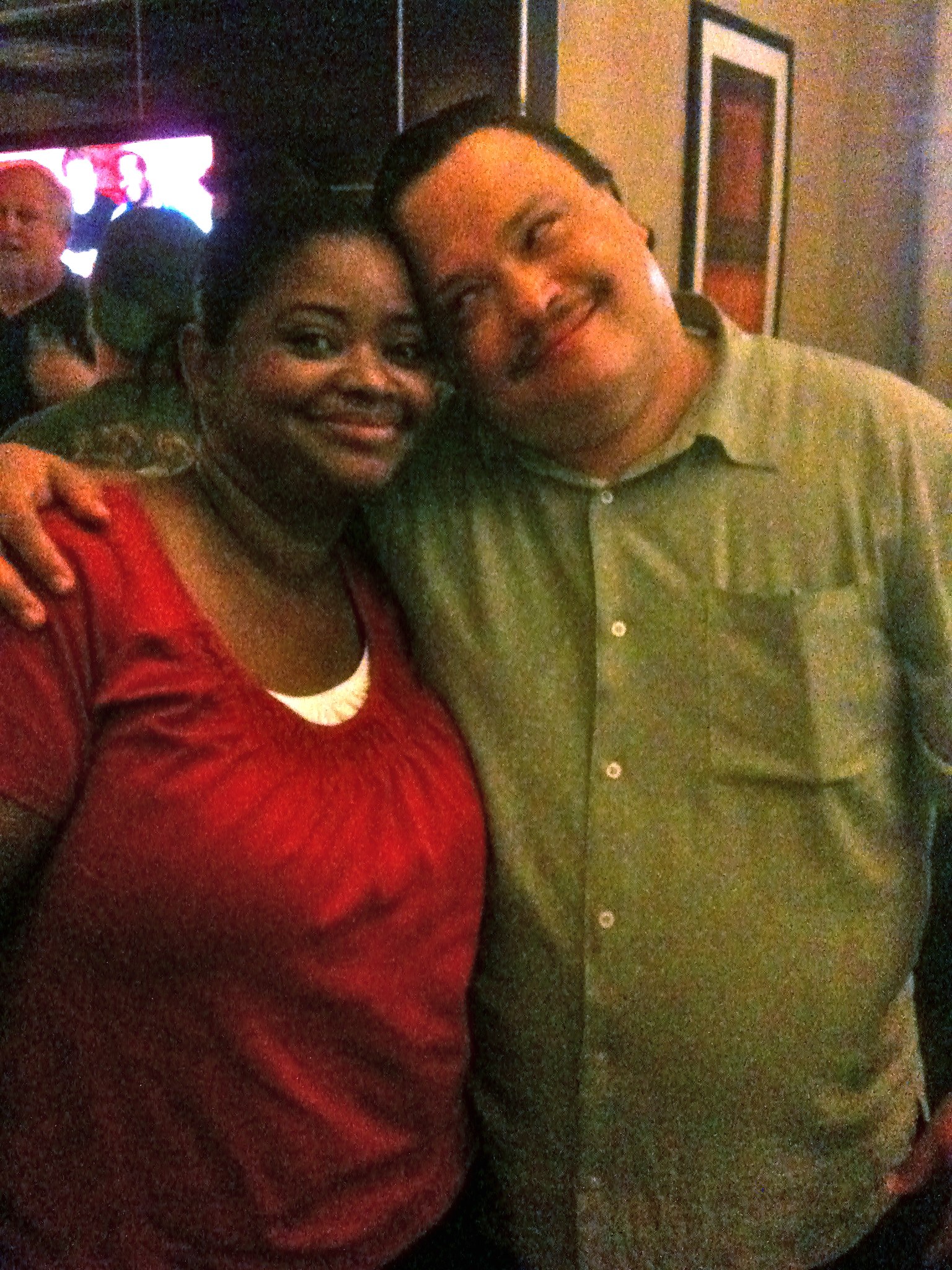 With Oscar winner, and class act, Octavia Spencer (THE HELP), on the set of IFC's Flypaper