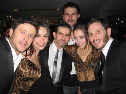 Diego Martín, Rubén Ochandiano, Natalia Verbeke, Leticia Dolera and Diego Martínez