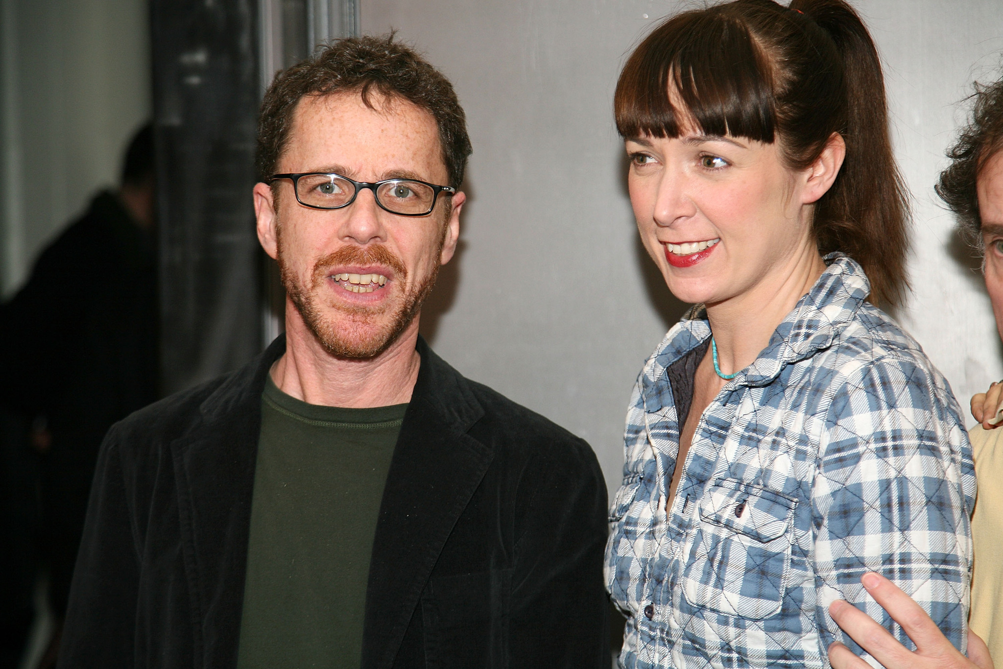 Ethan Coen and Elizabeth Marvel