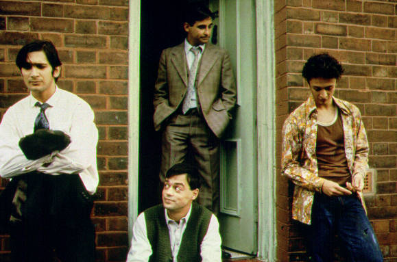 L to R: Jimi Mistry, Emil Marwa (front), Raji James, and Chris Bisson star in 