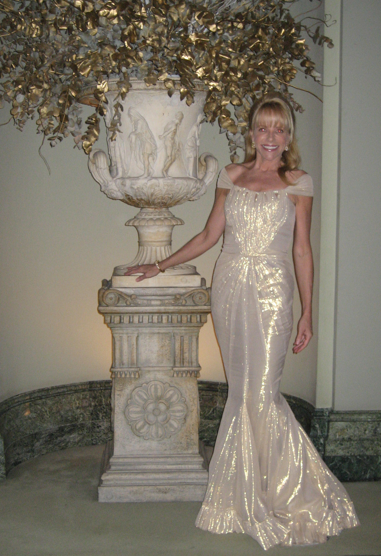 Elizabeth Mason at the 2008 Fashion Circle,Costume Council, LA County Museum,California Club Ball Elizabeth in 'Rachelle' gown by Elizabeth Mason Couture