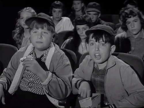 Still of Jerry Mathers and Robert 'Rusty' Stevens in Leave It to Beaver (1957)