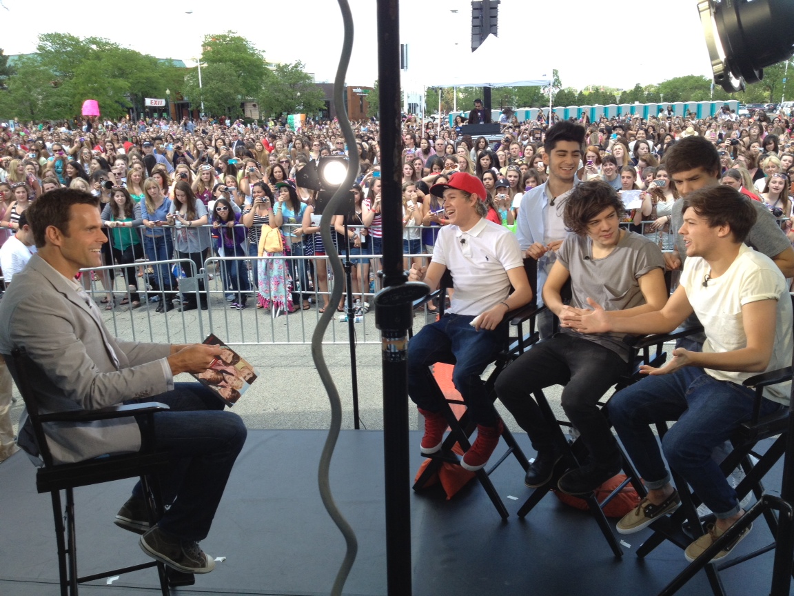 Interviewing One Direction for Good Morning America