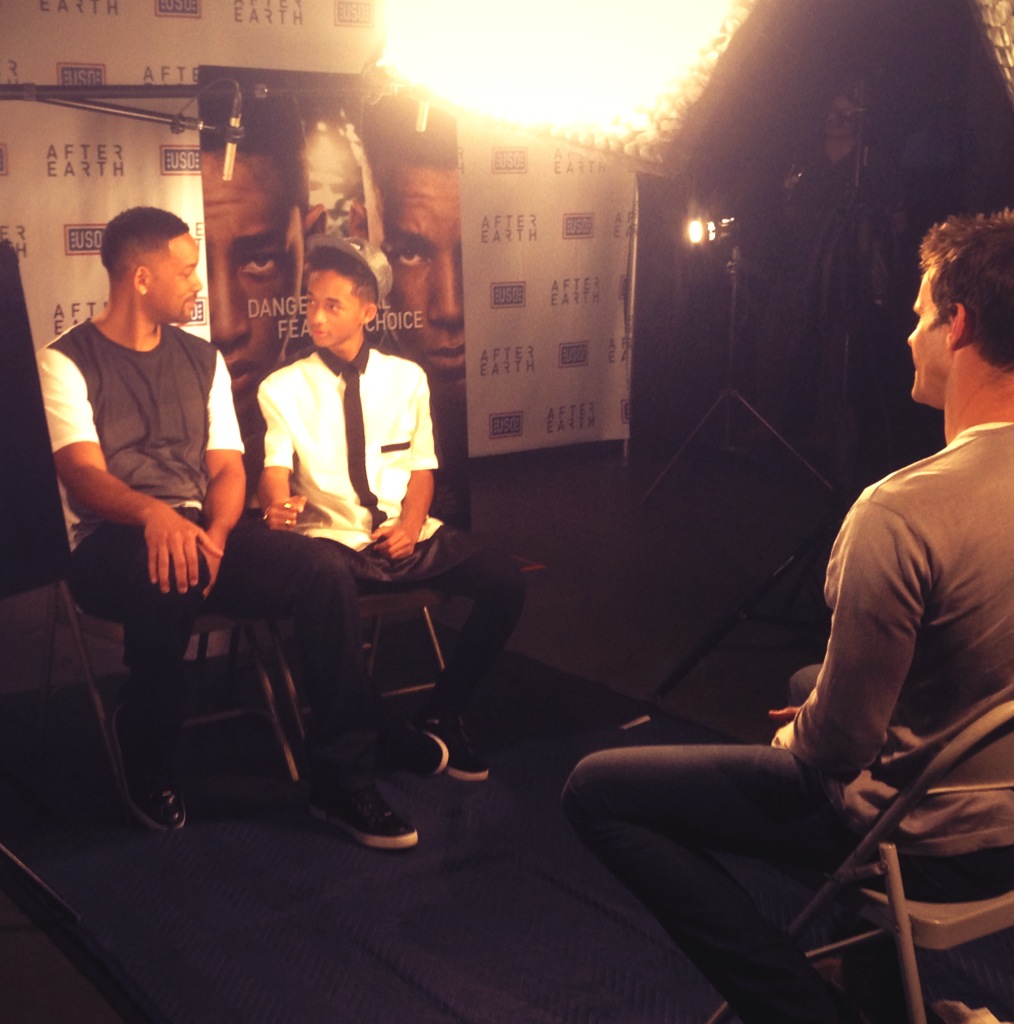 Interviewing Will and Jaden Smith for Good Morning America