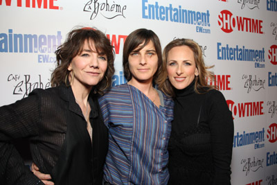 Ilene Chaiken, Marlee Matlin and Daniela Sea at event of The L Word (2004)