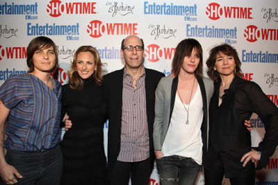 Ilene Chaiken, Marlee Matlin, Katherine Moennig and Daniela Sea at event of The L Word (2004)