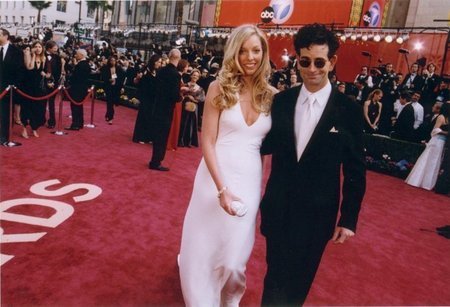 Ashley Anderson Matthau and Charlie Matthau arriving at the 2005 Oscars.