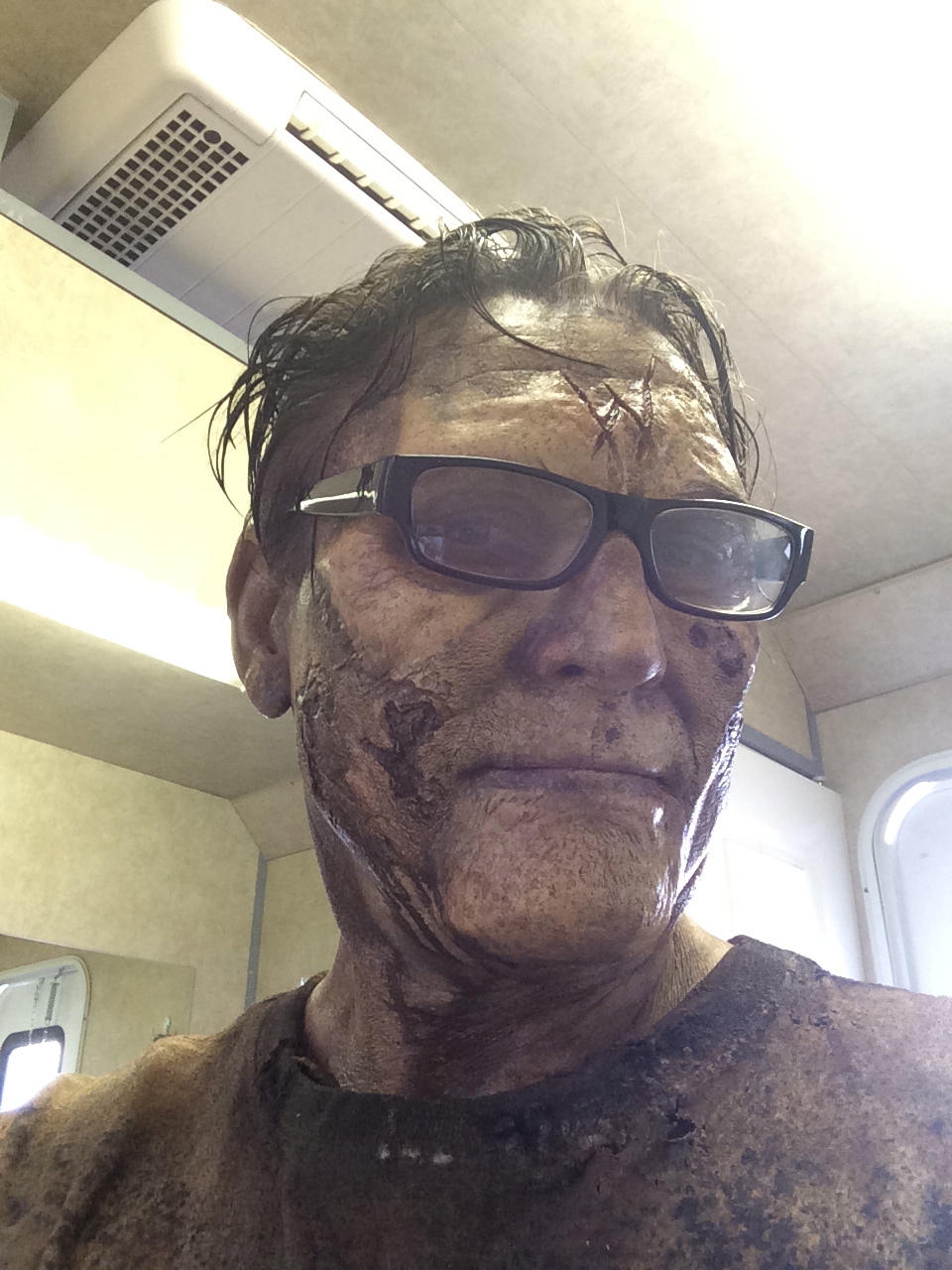 yes, even zombies need reading glasses.. 