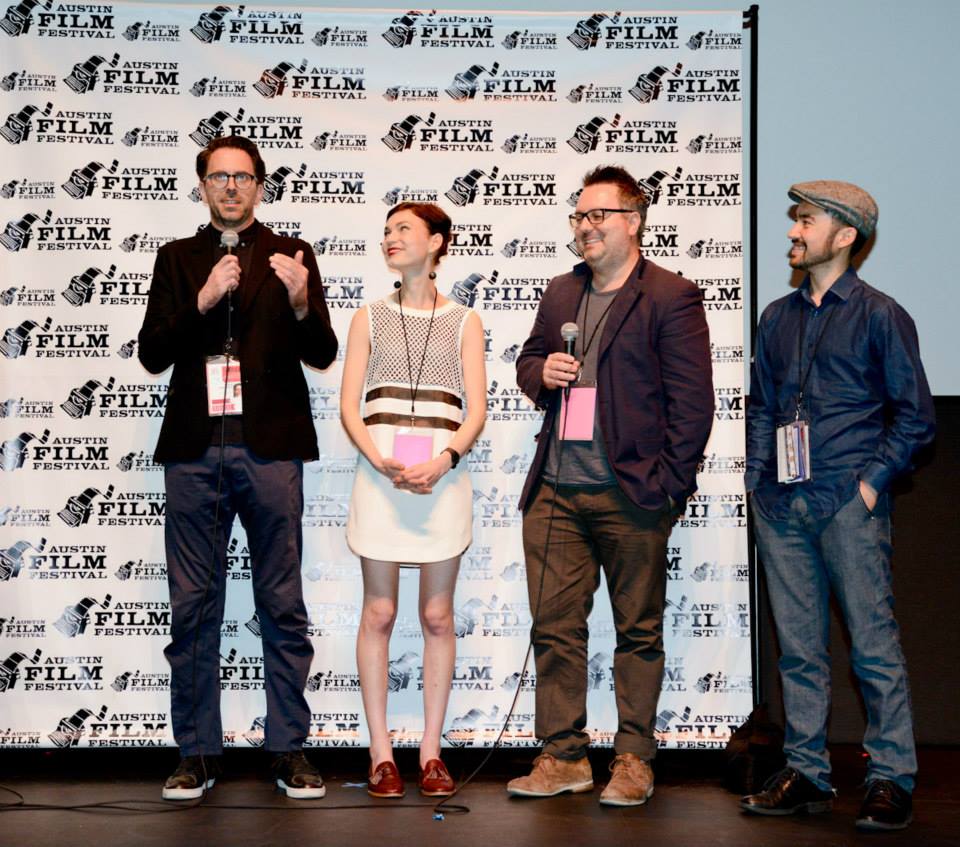 craig behenna, tilda cobham-hervey, nick matthews and david ngo at Austin Film Festival 2014