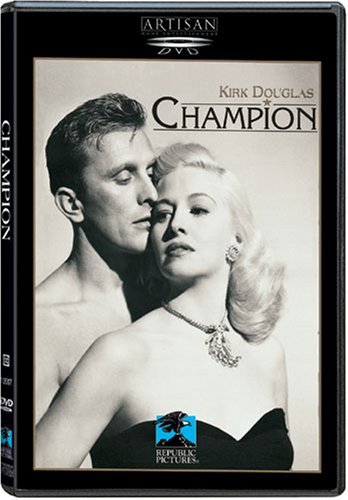 Kirk Douglas and Marilyn Maxwell in Champion (1949)