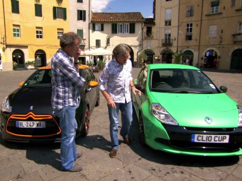 Still of Jeremy Clarkson and James May in Top Gear (2002)