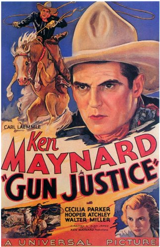 Ken Maynard and Cecilia Parker in Gun Justice (1933)