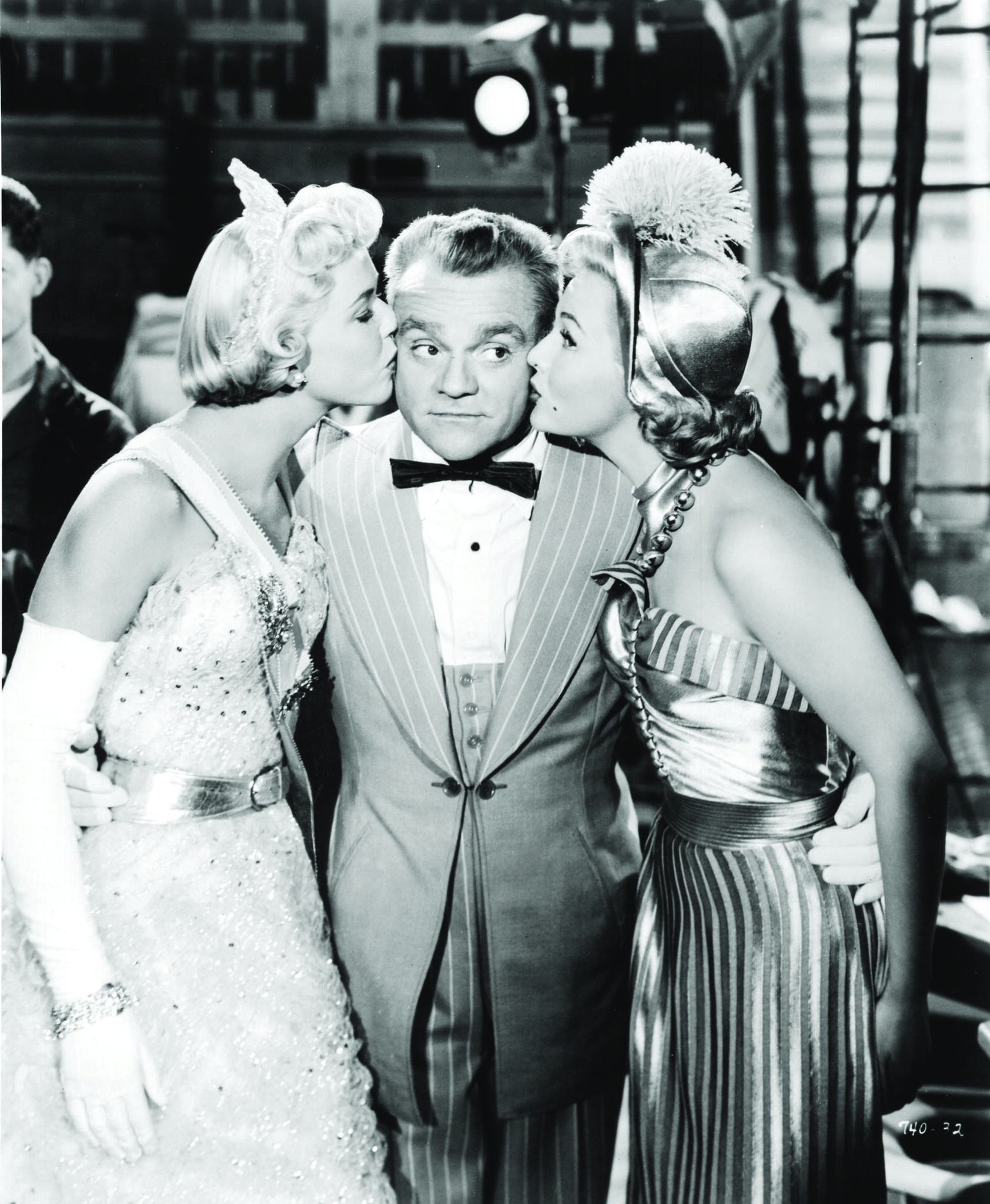 Still of James Cagney, Doris Day and Virginia Mayo in The West Point Story (1950)