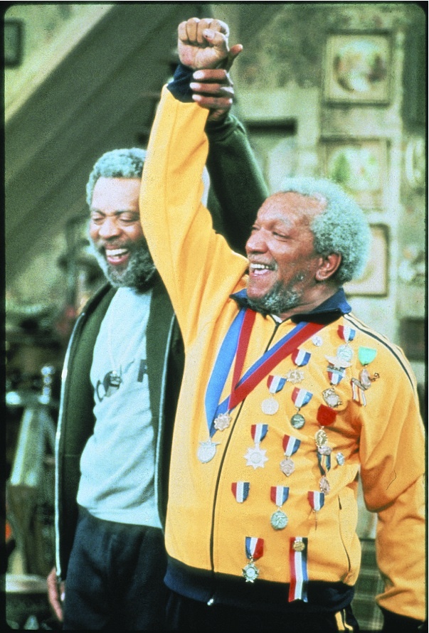 Still of Redd Foxx and Whitman Mayo in Sanford and Son (1972)