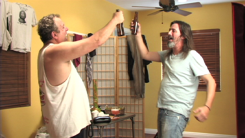 Frank Noon and Johnny D'Agostino in a scene from 