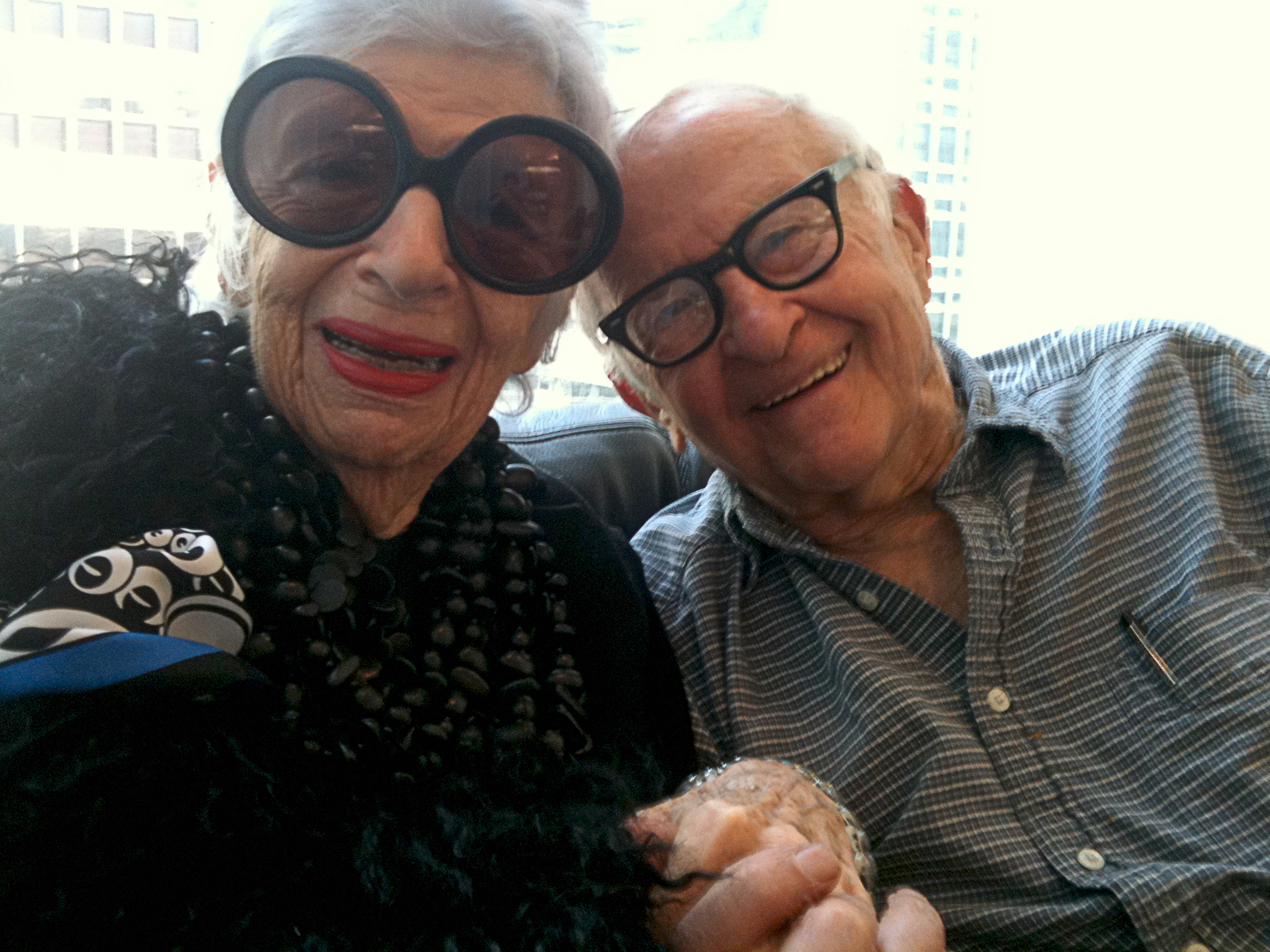 Still of Albert Maysles and Iris Apfel in Iris (2014)