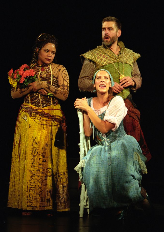 Caroline Stefanie Clay, Heather Mazur and Stephen Pelinski in Medea/Macbeth/Cinderella at the Yale Repertory Theatre