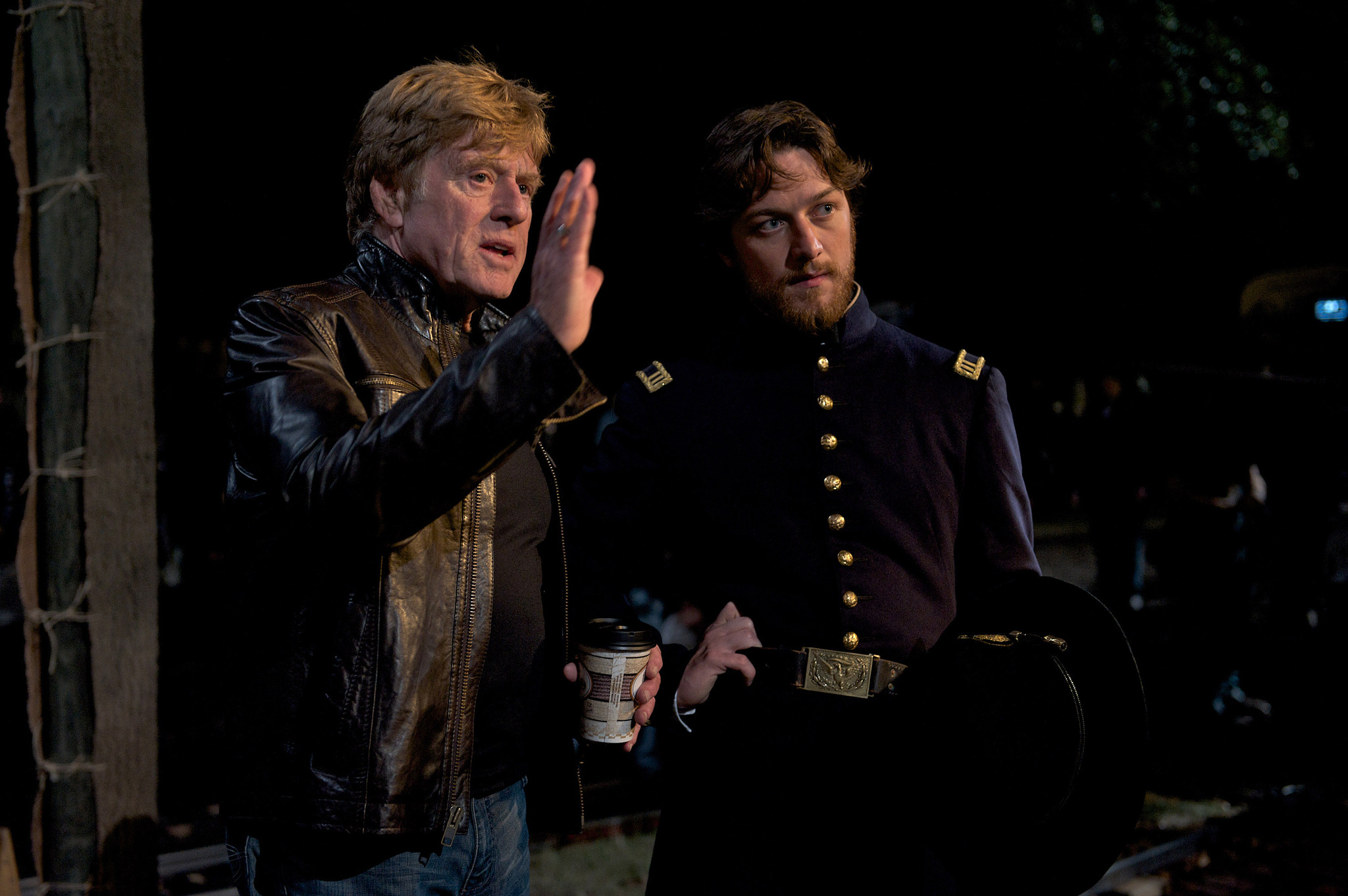 Still of Robert Redford and James McAvoy in The Conspirator (2010)