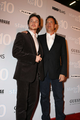Tom Hanks and James McAvoy at event of Starter for 10 (2006)