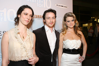 Rebecca Hall, James McAvoy and Alice Eve at event of Starter for 10 (2006)