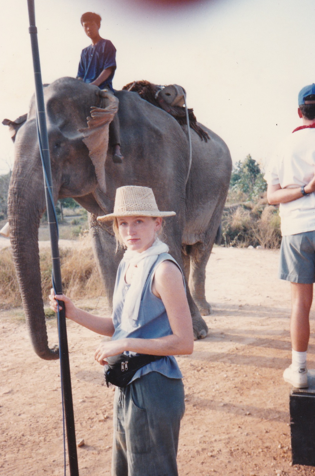 On set in Thailand, 1992 booming for the ABC tele-movie 