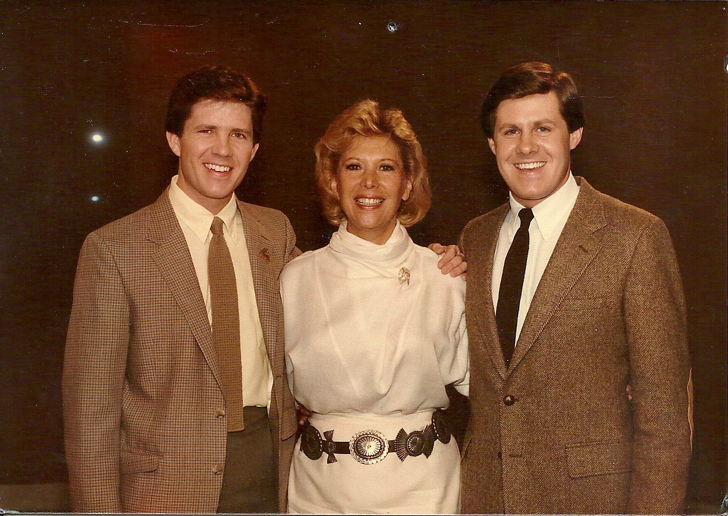 The McCain Brothers with Dinah Shore.