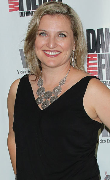 Maria McCann at the Aftermath premiere.