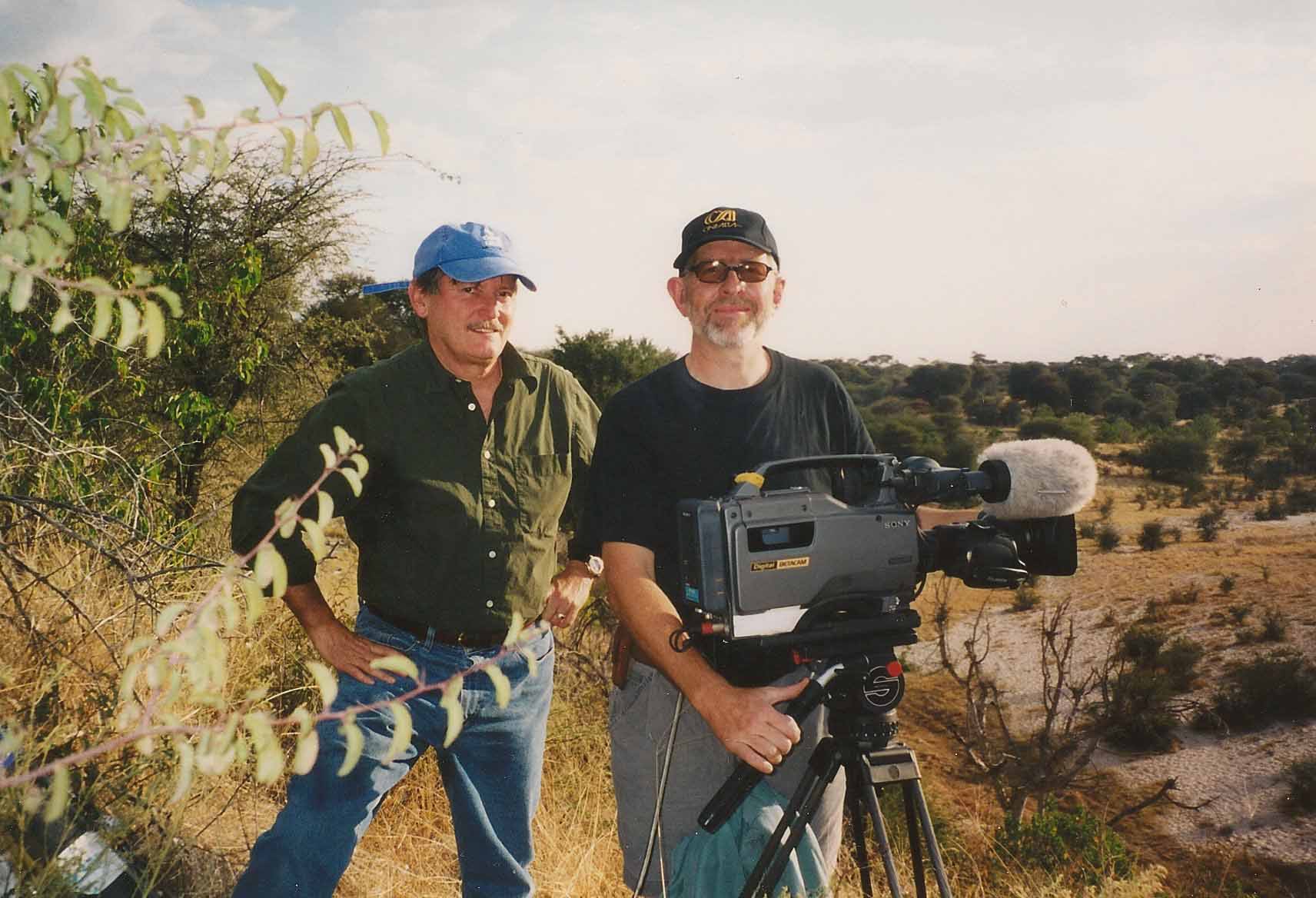 K Mc with Paul von Schalkwyck shooting Nat Geo's 