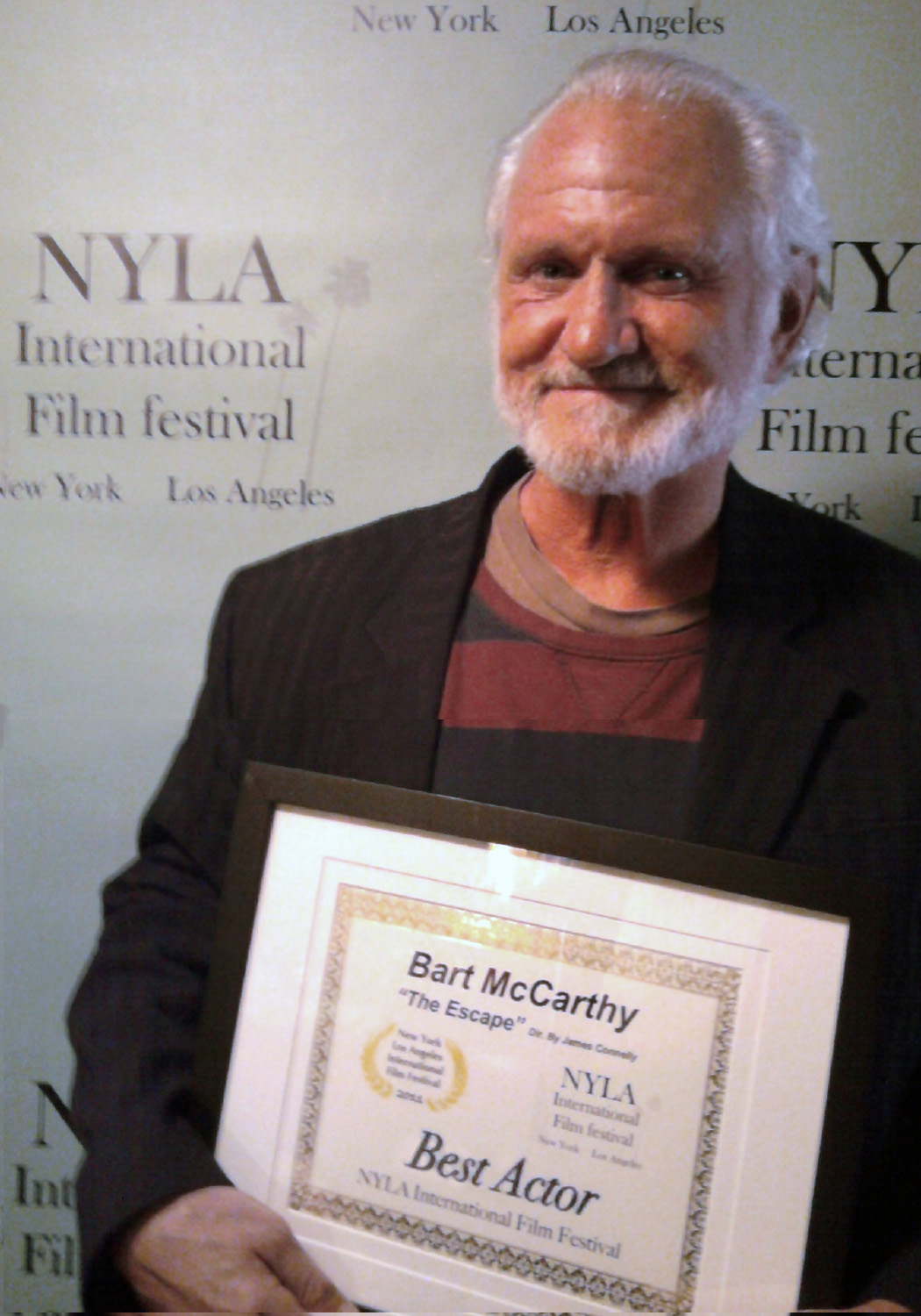 Best Actor Award at New York - Los Angeles International Film Festival.