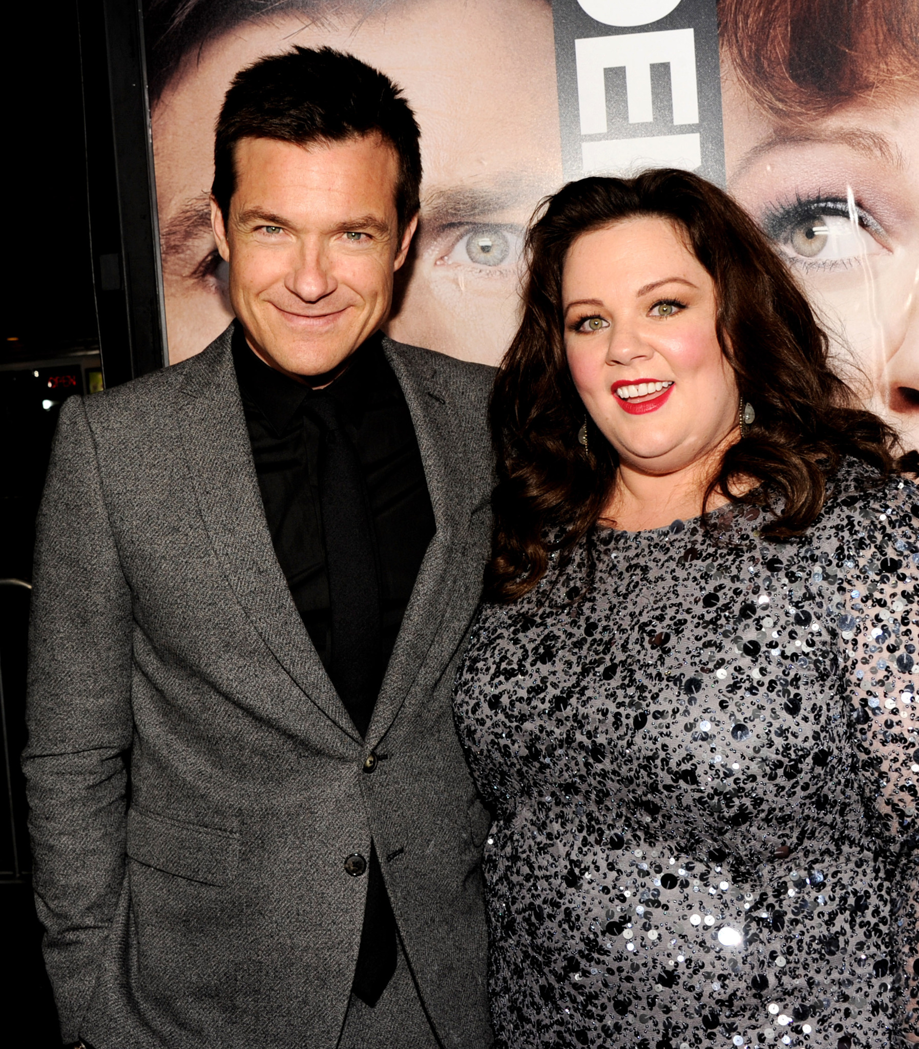Jason Bateman and Melissa McCarthy arrive at the premiere of Universal Pictures' 