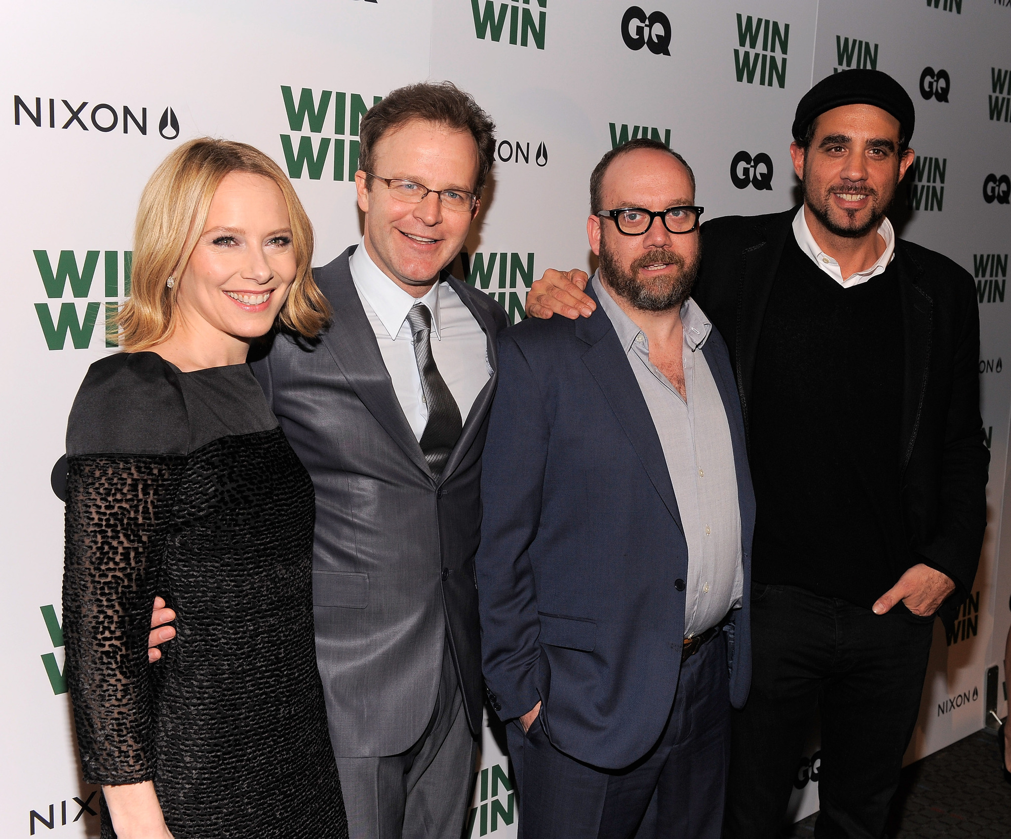 Bobby Cannavale, Paul Giamatti, Tom McCarthy and Amy Ryan at event of Win Win (2011)