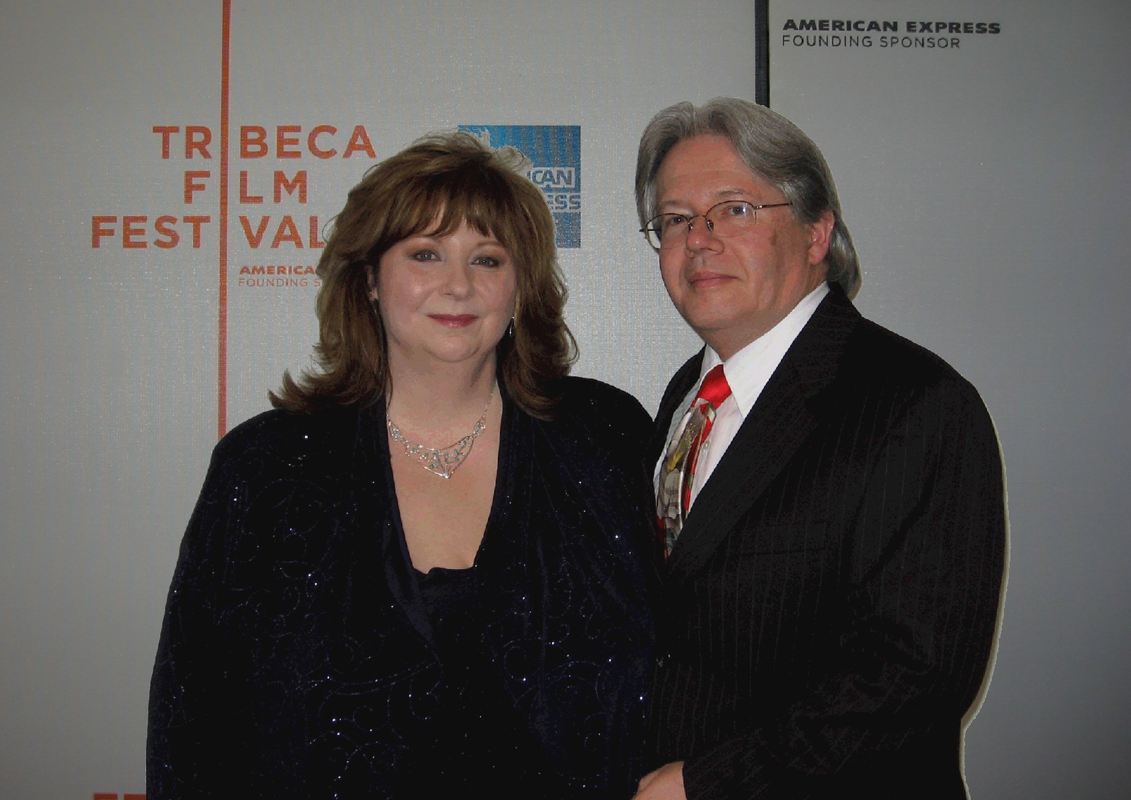 Jodie Lynne McClintock and Arthur W. Pearson at Tribeca Film Festival United 93 premiere