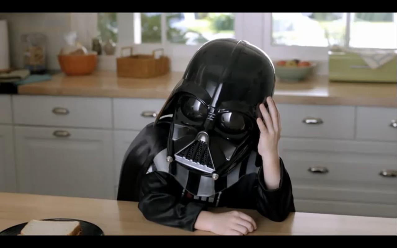 Kovar plays the Dad in the Superbowl Darth Vader VW Commercial
