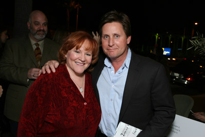 Emilio Estevez and Edie McClurg