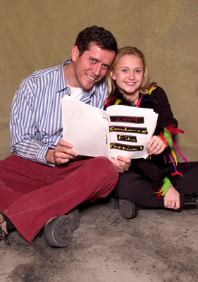 Paul Gutrecht and Skye McCole Bartusiak at event of The Vest (2003)