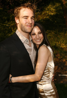 James Van Der Beek and Heather McComb